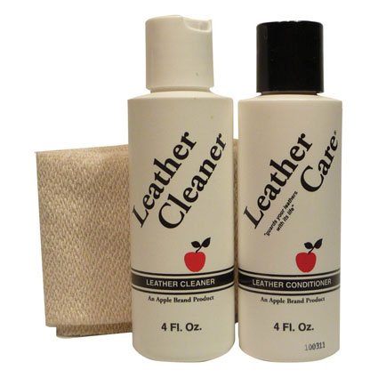 Apple Brand Leather Care Kit Conditioner + Cleaning Cloth